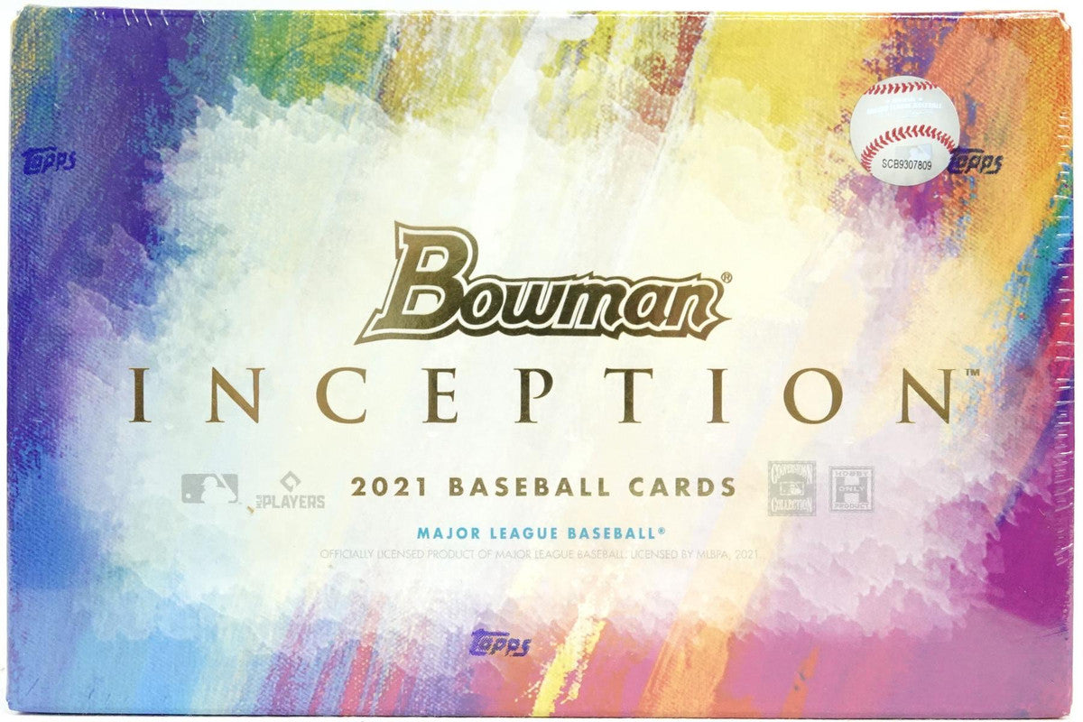 2021 Bowman Inception Baseball Hobby Box