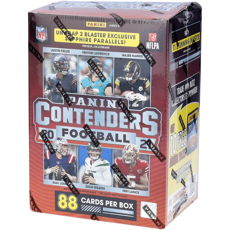 2021 Panini Contenders Football Blaster Box (Sapphire Parallels!) (Fanatics)