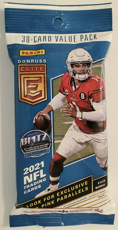 2021 Panini Donruss Elite Football Jumbo Value Pack (Pink Parallels!)