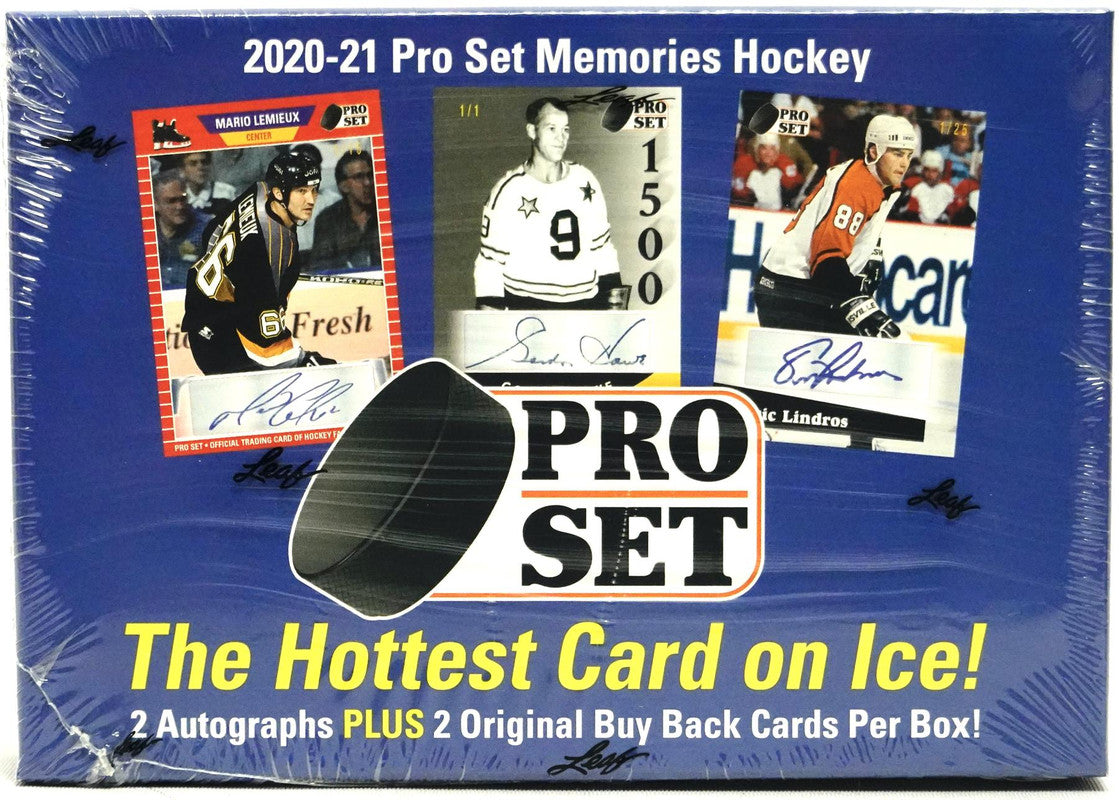 2020/21 Leaf Pro Set Memories Hockey Hobby Box