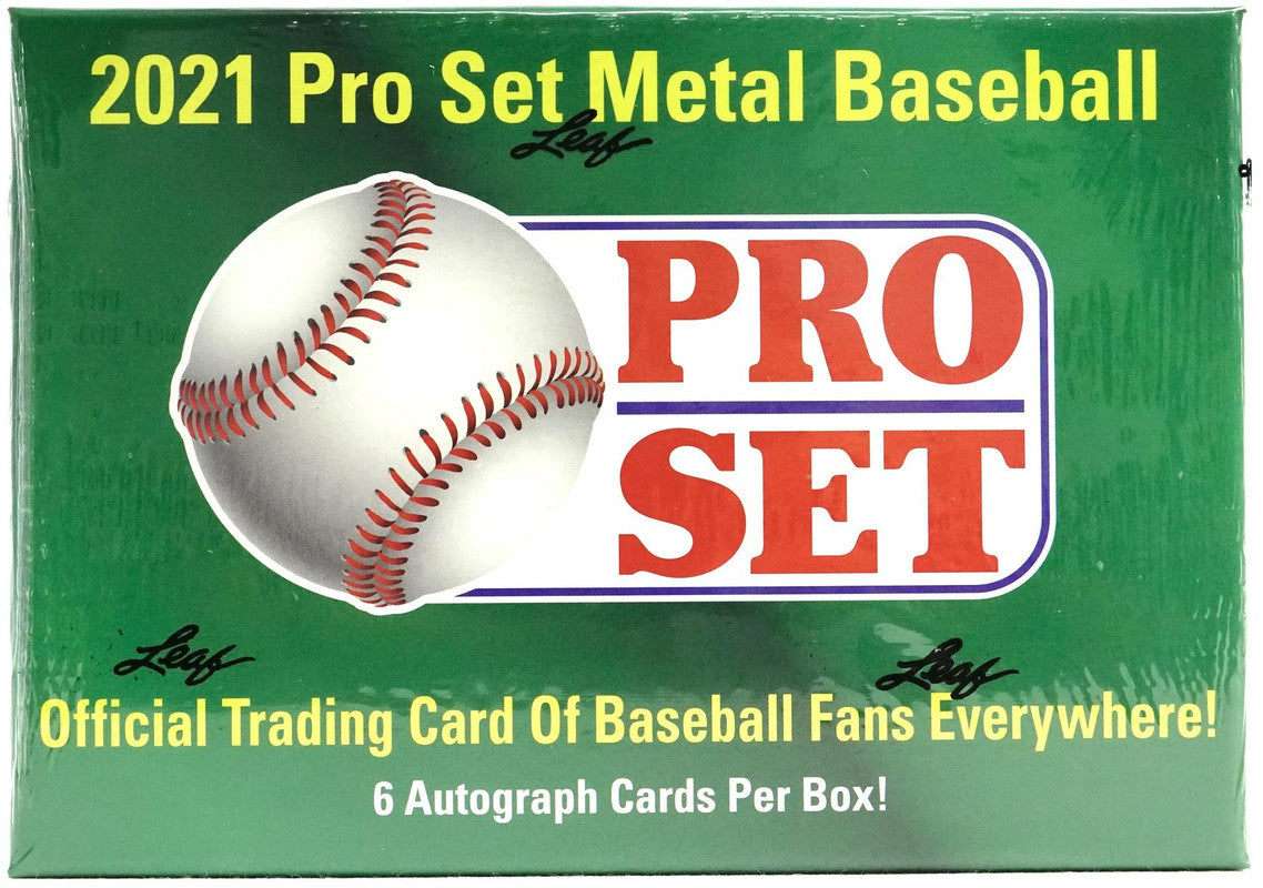 2021 Leaf Pro Set Metal Baseball Hobby Box