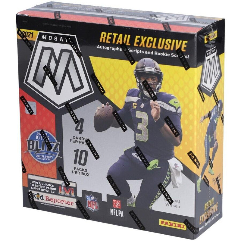 2021 Panini Mosaic Football Mega Box (Camo Red Parallels!) (Fanatics)