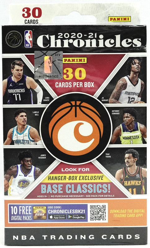 2020/21 Panini Chronicles Basketball Hanger Box (Green Parallels!)