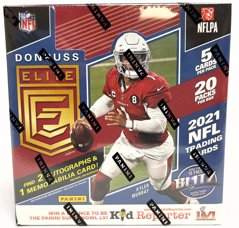 2021 Panini Donruss Elite Football Hobby Box