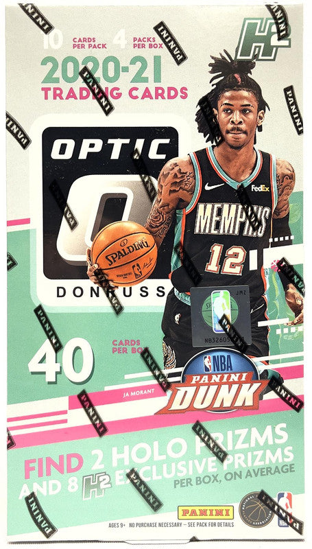 2020/21 Panini Donruss Optic Basketball H2 Hobby Hybrid Box