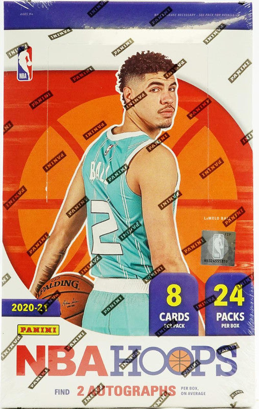 2020/21 Panini NBA Hoops Basketball Hobby Box