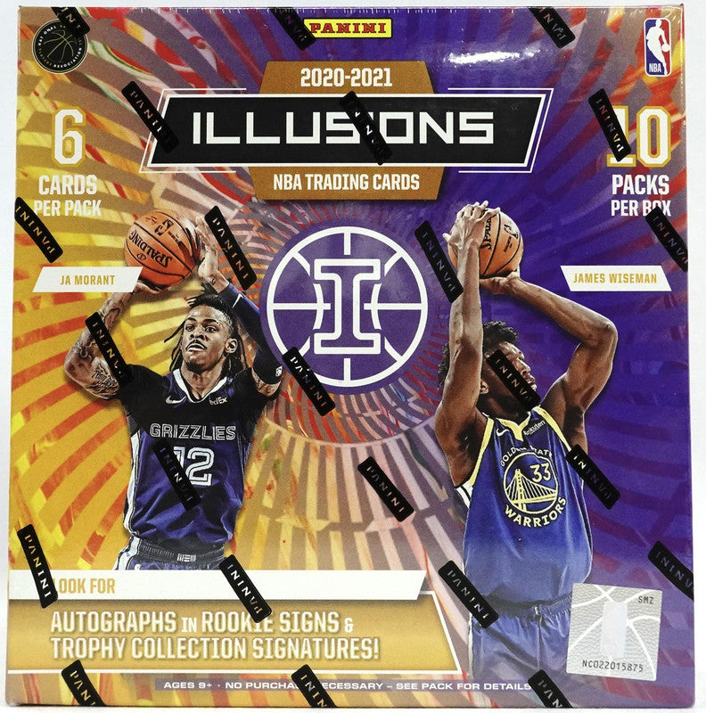 2020/21 Panini Illusions Basketball Mega Box (Sapphire and Yellow Parallels!)