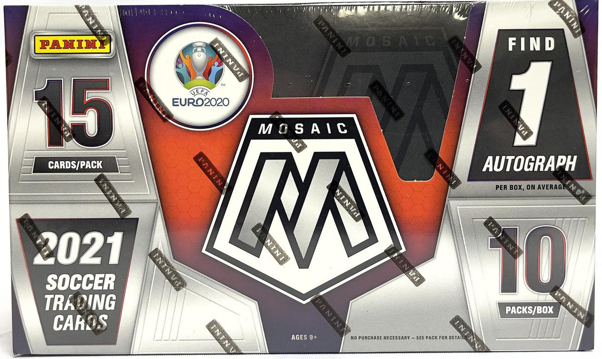 2020/21 Panini Mosaic UEFA Euro 2020 Soccer Hobby Box