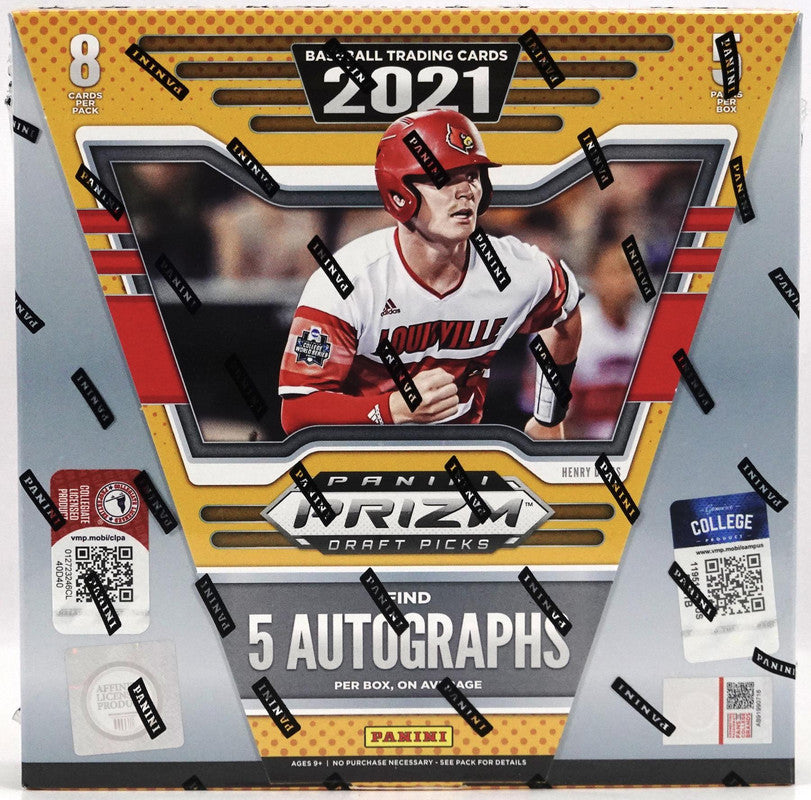 2021 Panini Prizm Draft Picks Baseball Hobby Box