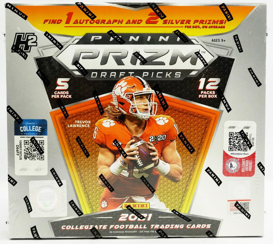 2021 Panini Prizm Draft Picks Football H2 Hobby Hybrid Box