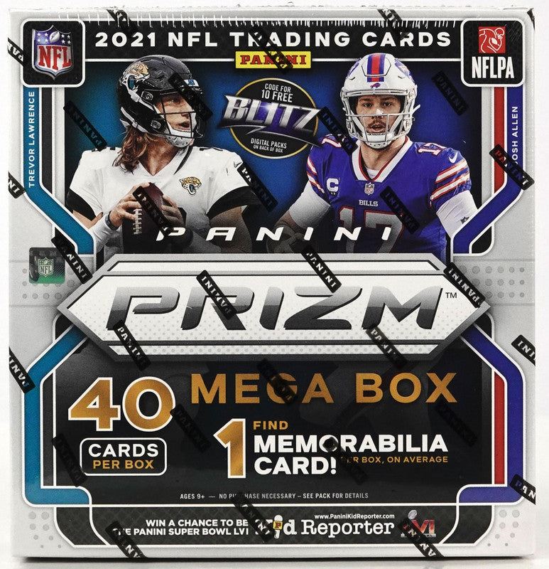 2021 Panini Prizm Football Mega Box (Neon Green Pulsar!)