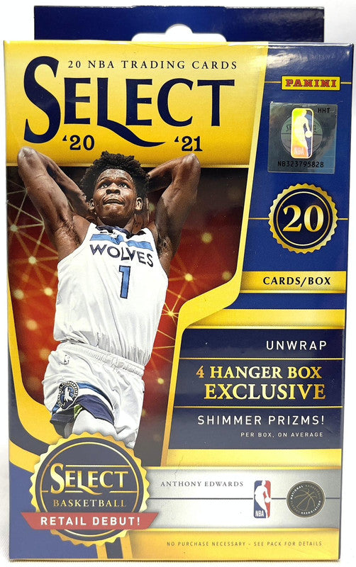 2020/21 Panini Select Basketball Hanger Box (Shimmer Prizms!)