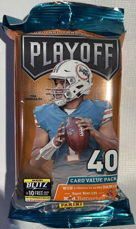 2021 Panini Playoff Football Jumbo Value Pack (Blue Insert Parallels!)