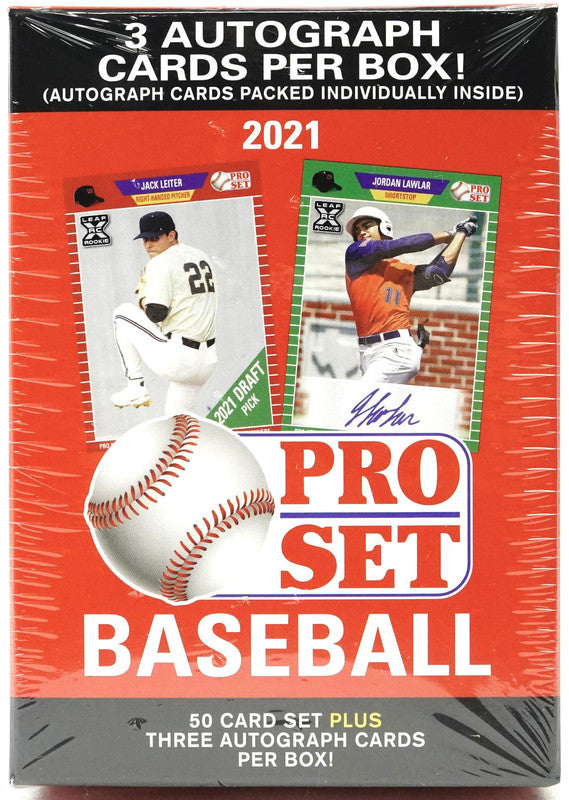 2021 Leaf Pro Set Baseball Hobby Blaster Box