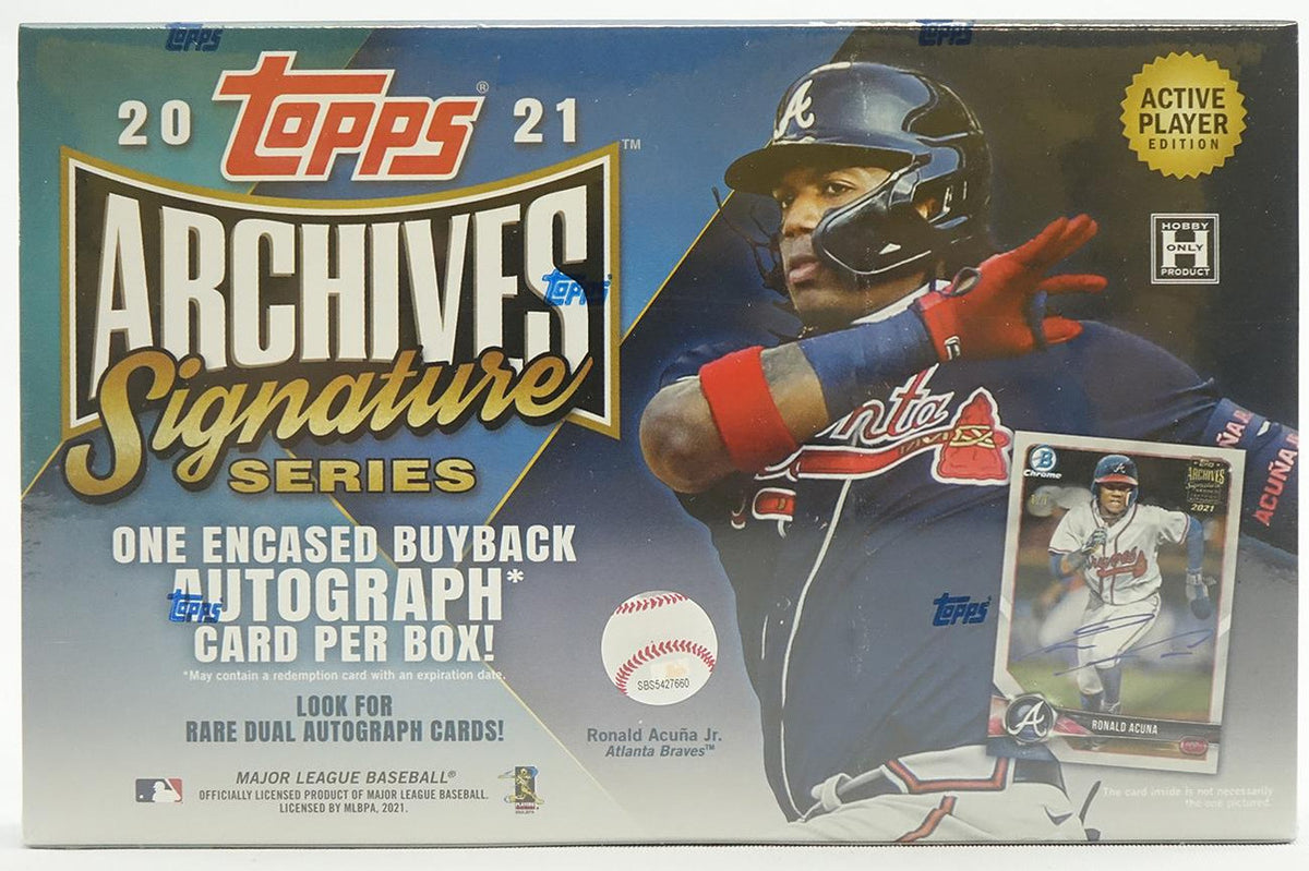 2021 Topps Archives Signature Series Baseball Hobby Box