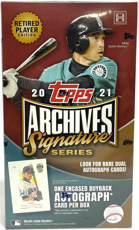 2021 Topps Archives Signature Series Retired Player Edition Baseball Hobby Box