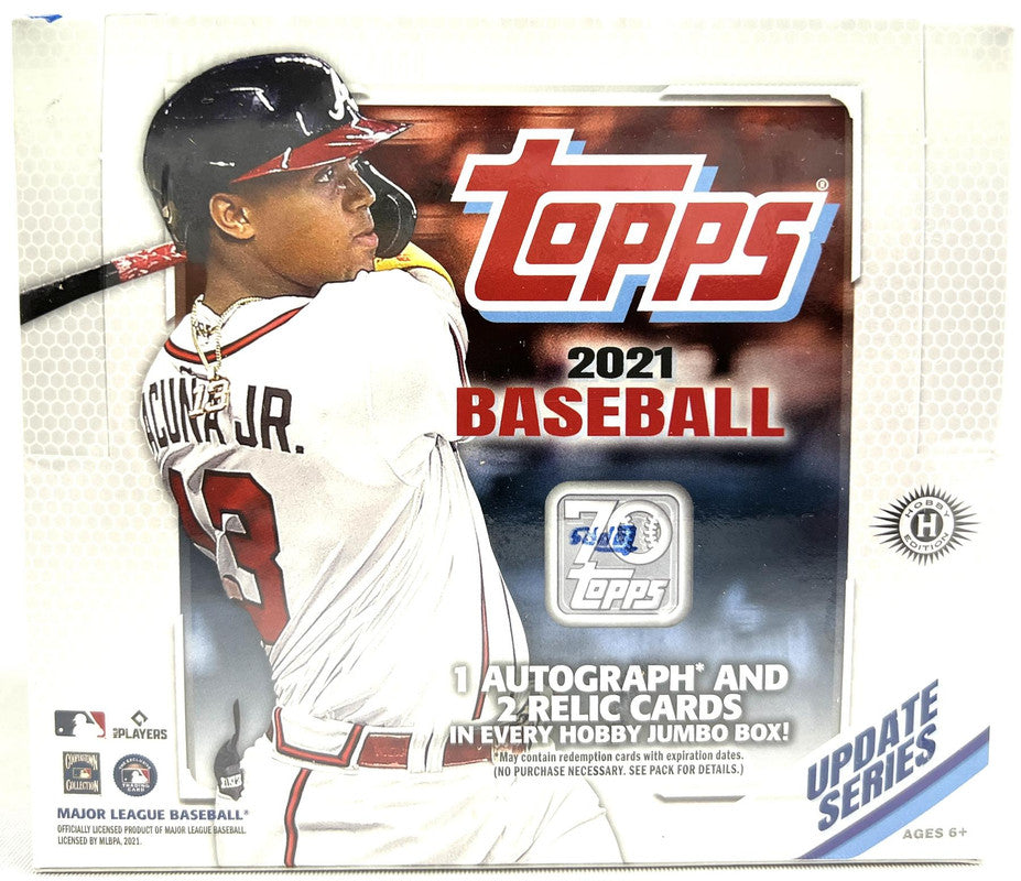 2021 Topps Update Series Baseball Hobby Jumbo Box