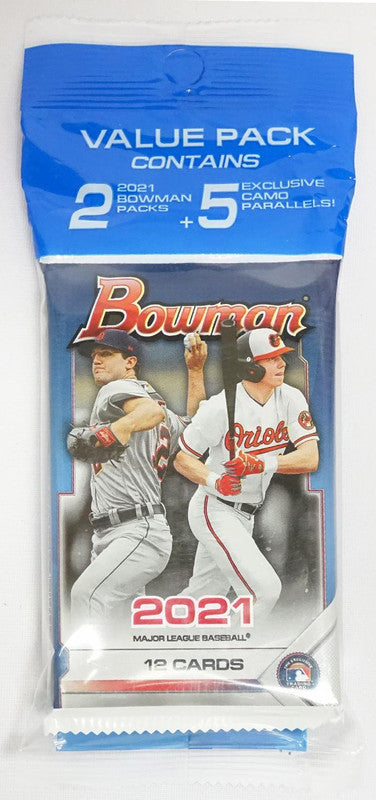 2021 Bowman Baseball Value Multi Pack (Camo Parallels!)