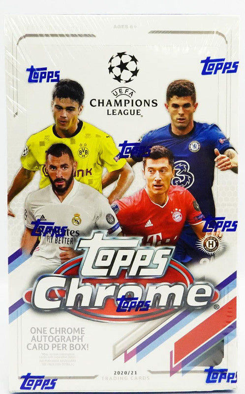 2020/21 Topps UEFA Champions League Chrome Soccer Hobby Box