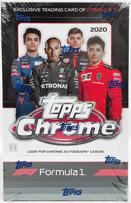 2020 Topps Chrome F1 Formula 1 Racing Hobby Box