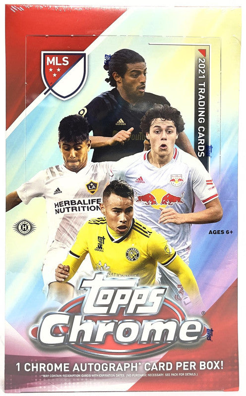 2021 Topps MLS Major League Soccer Chrome Hobby Box