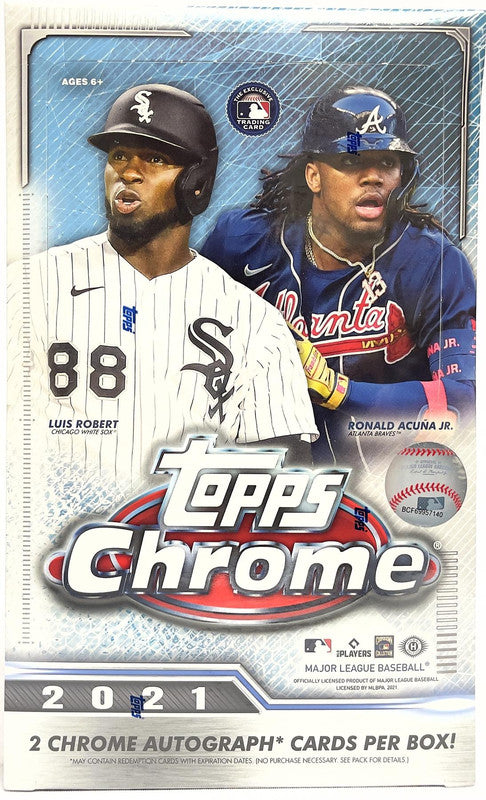 2021 Topps Chrome Baseball Hobby Box