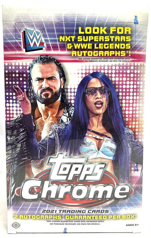 2021 Topps WWE Chrome Wrestling Hobby Box