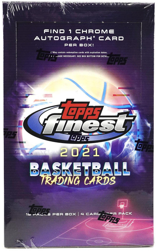 2021 Topps Finest Basketball Hobby Box