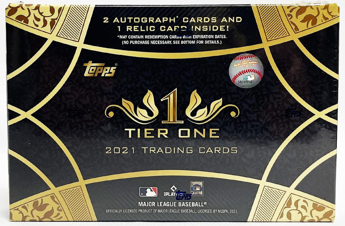 2021 Topps Tier One Baseball Hobby Box