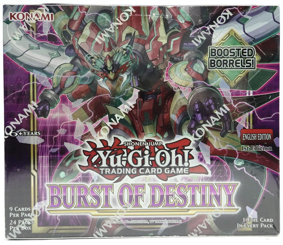 Yu-Gi-Oh Burst Of Destiny Booster Box