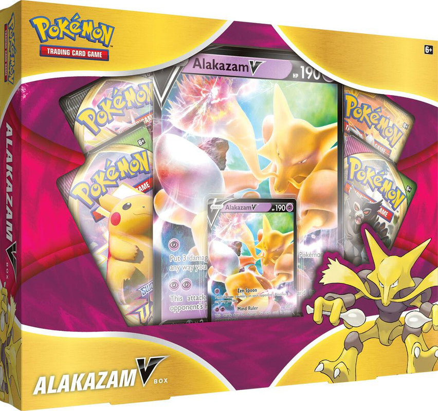 Pokemon Sword and Shield: Vivid Voltage Alakazam V Box