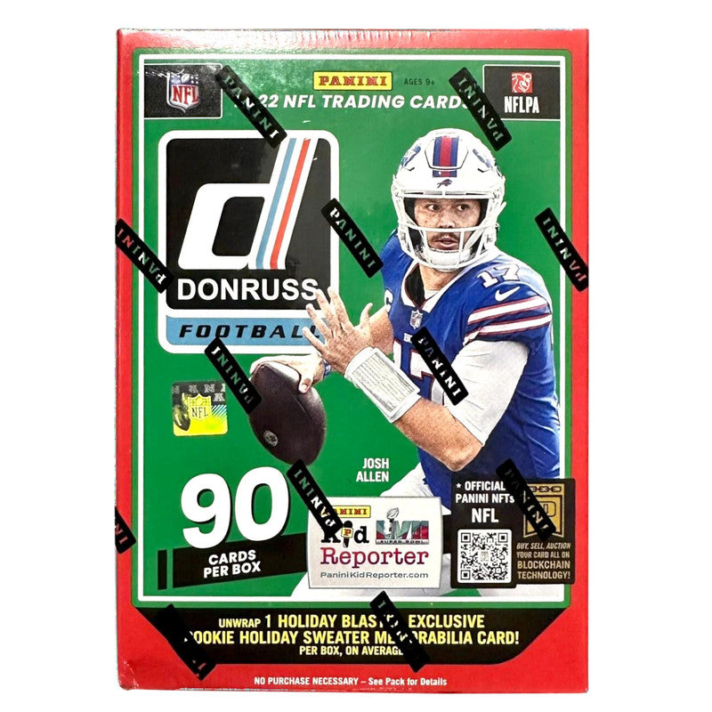 2022 Panini Donruss Football Holiday Blaster Box