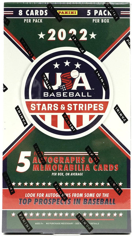 2022 Panini USA Stars &amp;amp; Stripes Baseball Hobby Box