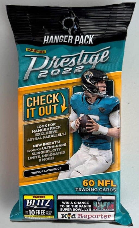 2022 Panini Prestige Football Hanger Pack (Astral Parallels!)