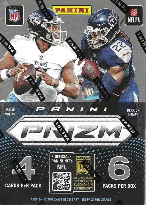 2022 Panini Prizm Football Blaster Box (Red, White &amp;amp; Blue)