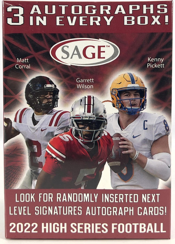 2022 Sage High Series Football Blaster Box