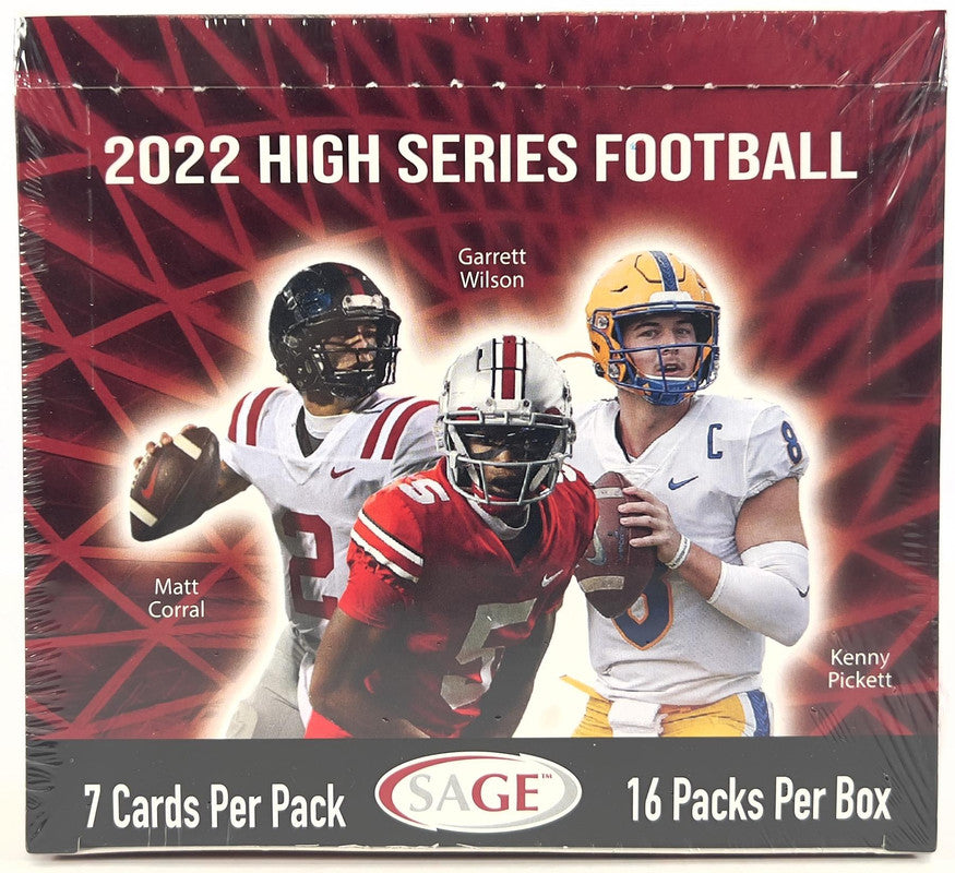 2022 Sage High Series Football Hobby Box