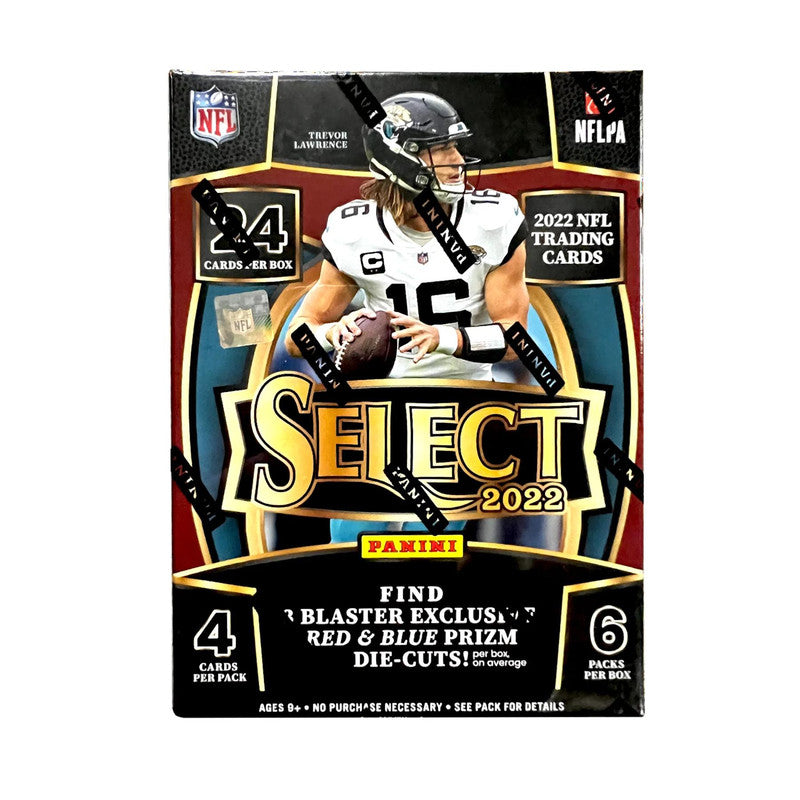 2022 Panini Select Football 6-Pack Blaster Box (Red &amp;amp; Blue Die-Cuts!)