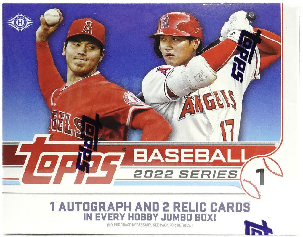 2022 Topps Series 1 Baseball Hobby Jumbo Box