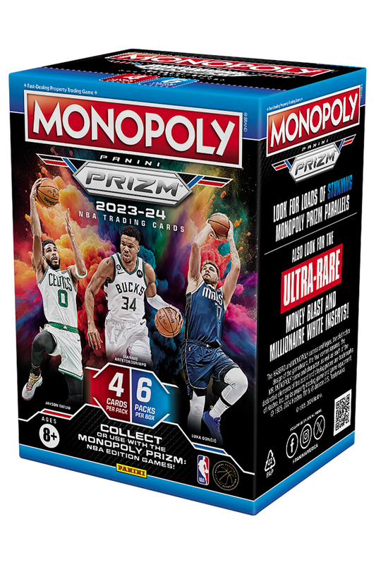 2023/24 Panini Prizm Monopoly Basketball 6-Pack Blaster Box (White Inserts)