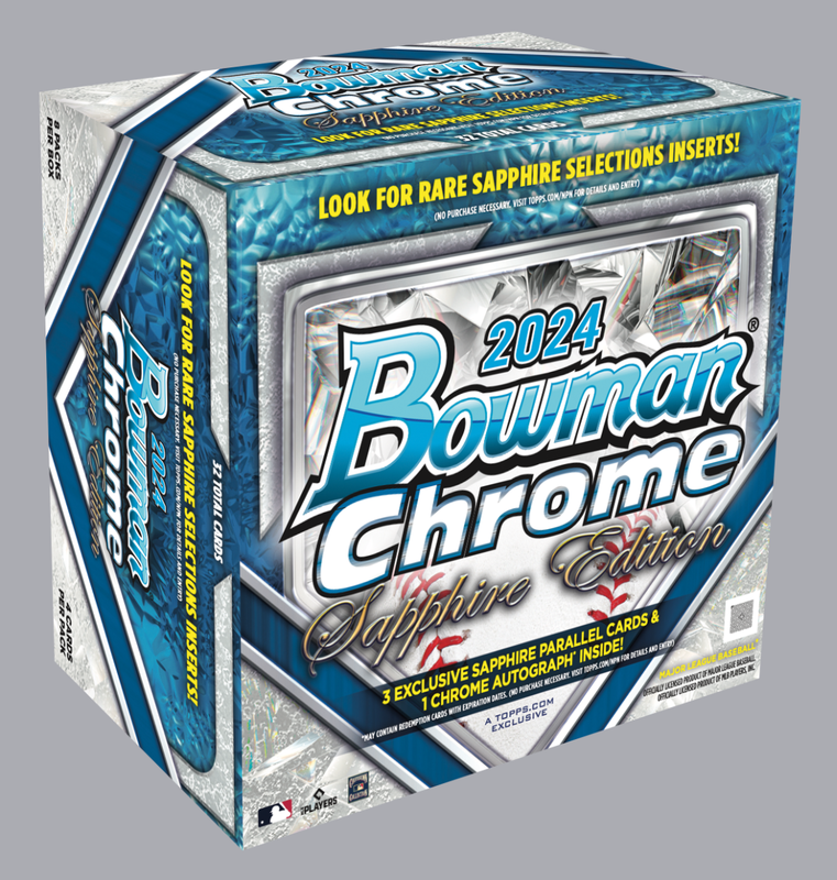 2024 Bowman Baseball Chrome Sapphire Edition Hobby Box