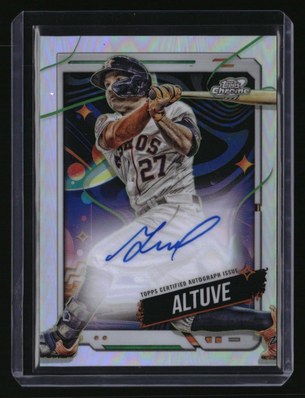 2024 Topps Chrome Cosmic Jose Altuve Cosmic Chrome Autographs