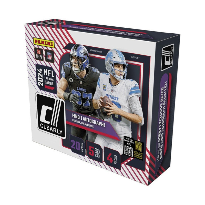 2024 Panini Clearly Donruss Football Hobby Box (PRE-ORDER)