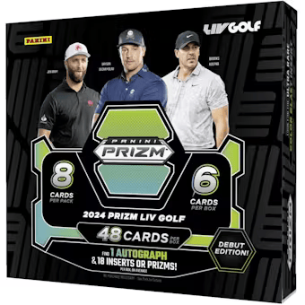 2024 Panini Prizm LIV Golf Hobby Box (PRE-ORDER)