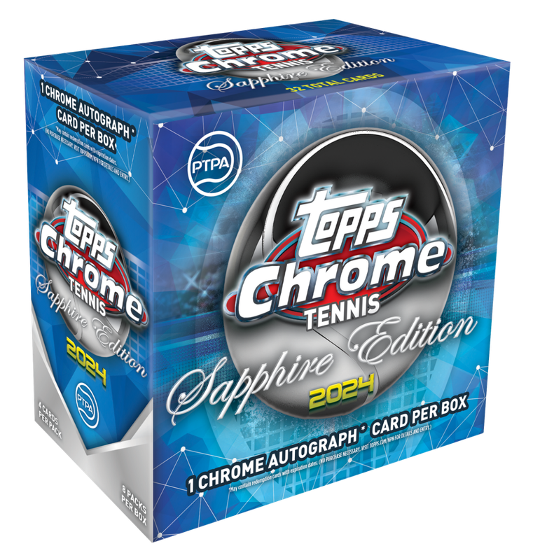 2024 Topps Chrome Tennis Sapphire Edition Box