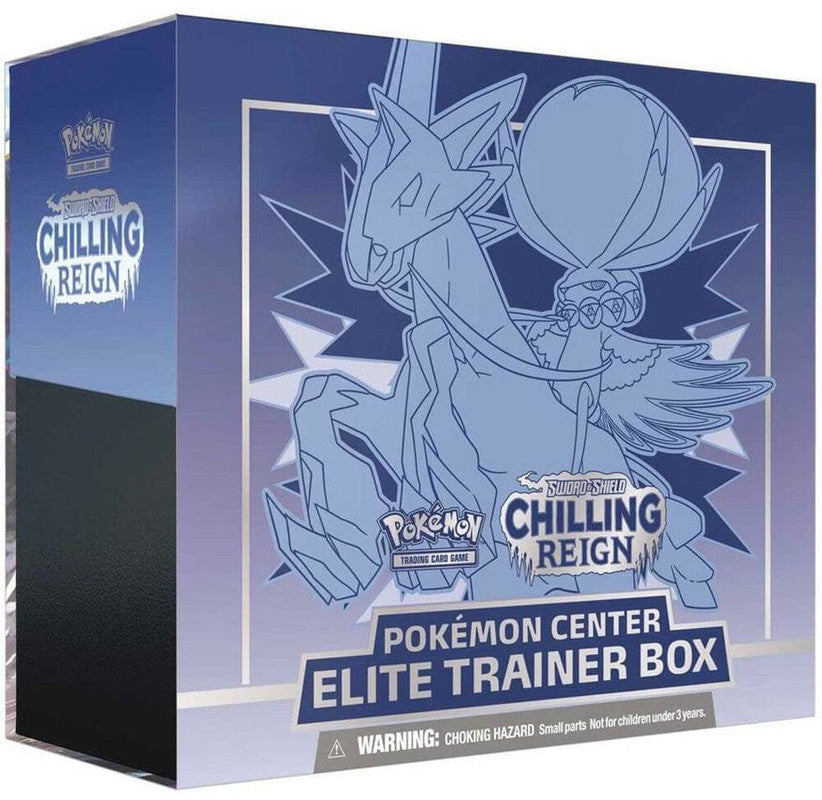 Pokemon Sword and Shield: Chilling Reign Pokemon Center Elite Trainer Box (Ice Rider Calyrex)