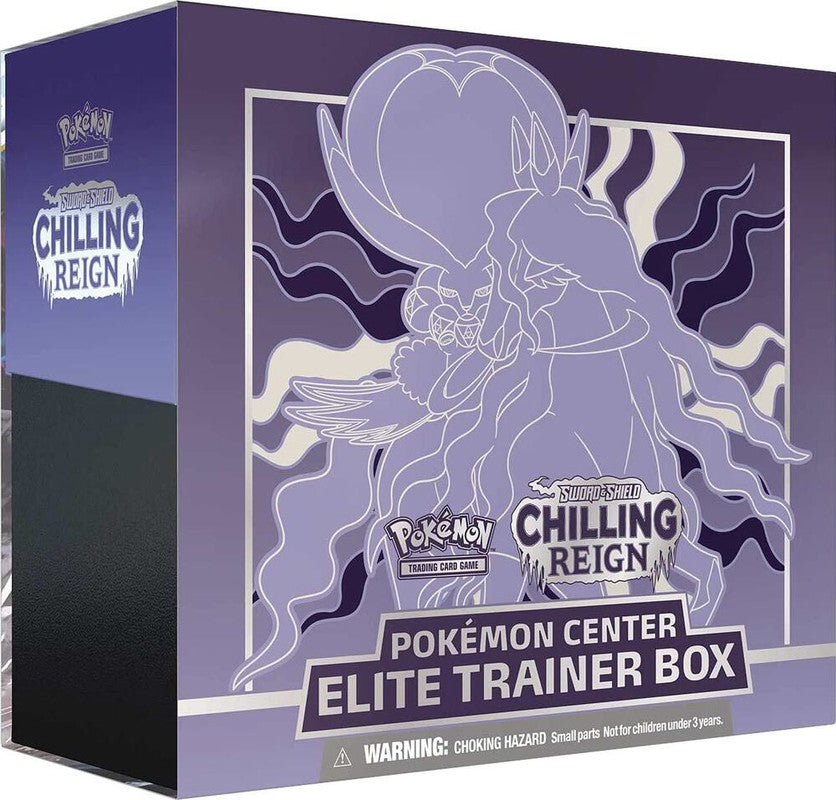 Pokemon Sword and Shield: Chilling Reign Pokemon Center Elite Trainer Box (Shadow Rider Calyrex)