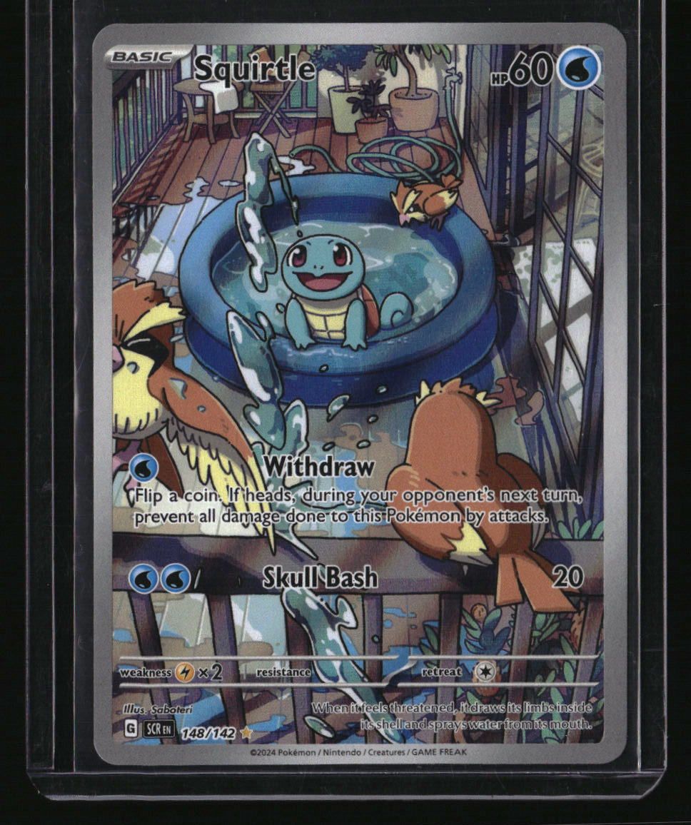 Squirtle Illustration Rare Stellar Crown LP 10001262