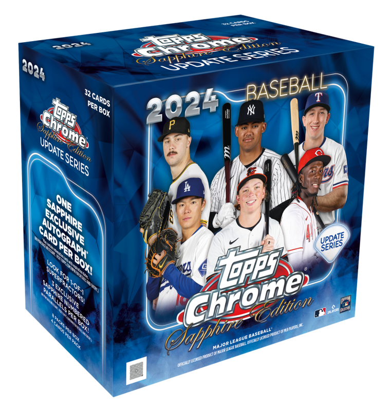 2024 Topps Chrome Update Series Sapphire Baseball Hobby Box (SALE)