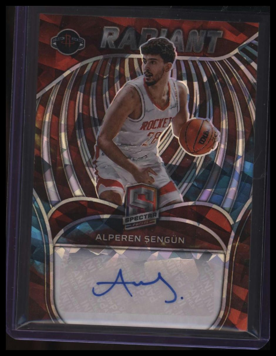 2021-22 Panini Spectra Alperen Sengun Radiant Signatures Astral #/49